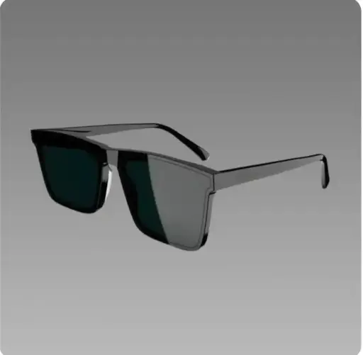 Polarized Retro Square Sunglasses