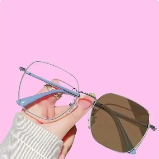 Photochromic Coler Changing Sun Glasses For Women