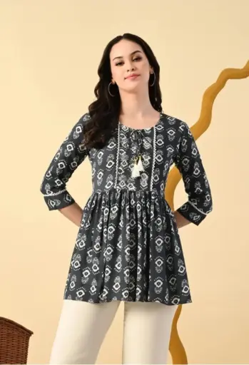 Women Embroidered Viscose Rayon Flared Kurta ( Maroon, Yellow, Pink, Black )